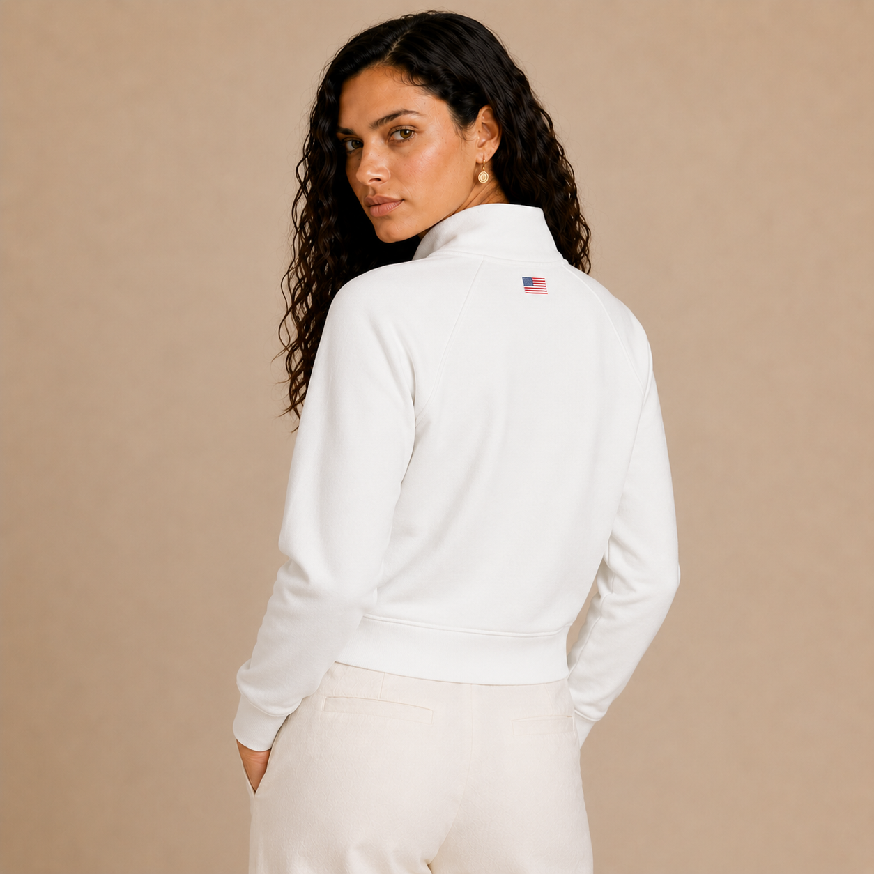 First Lady Quarter Zip (White)