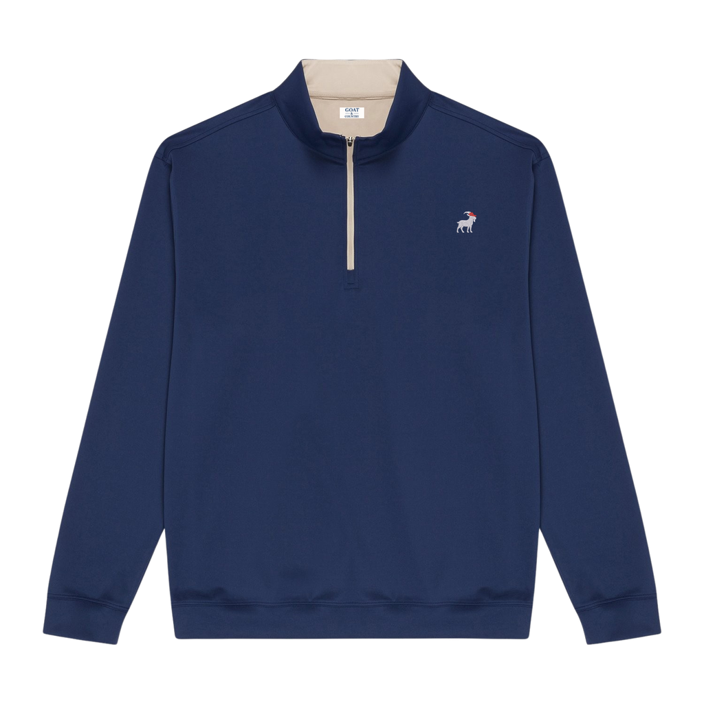Navy Zip Pullover