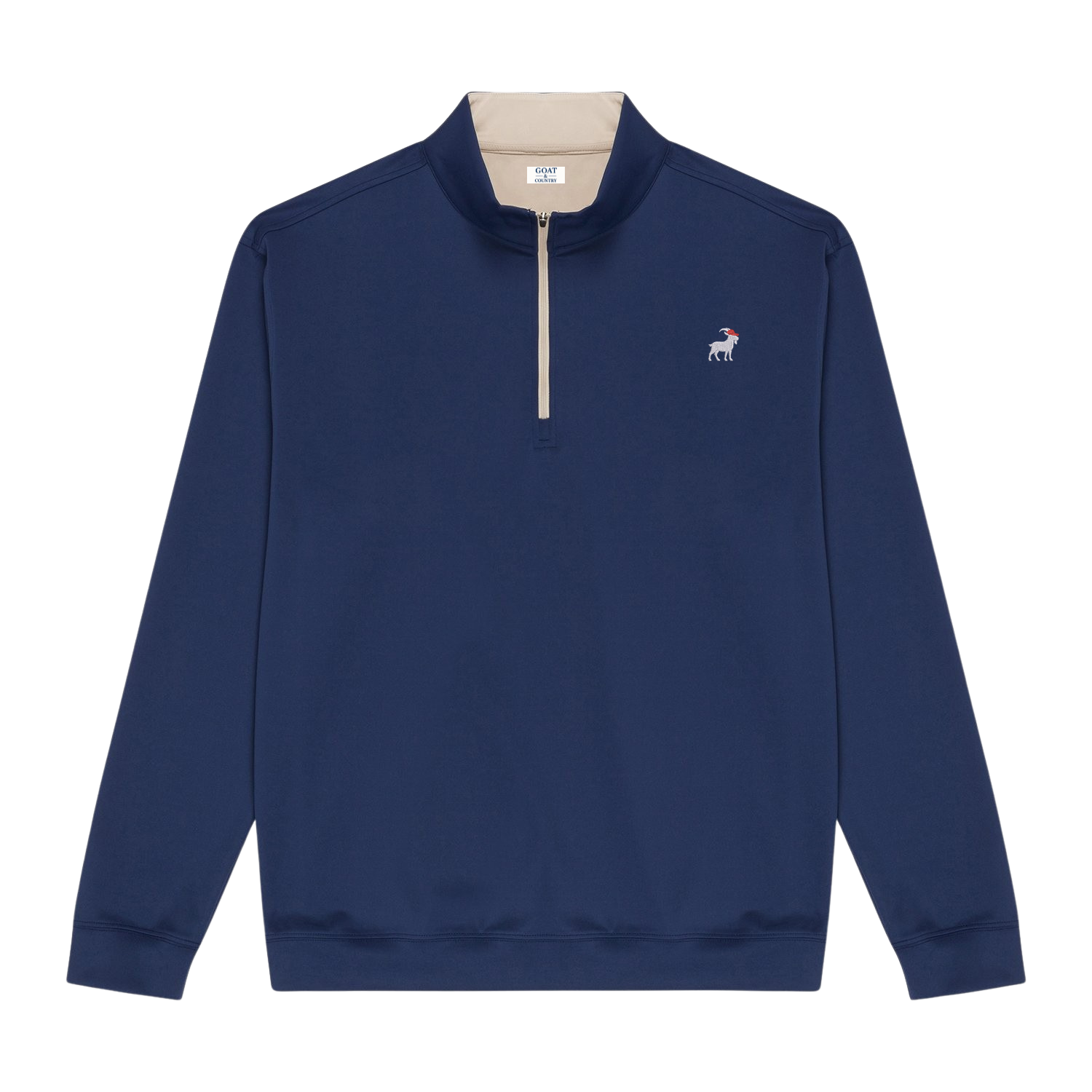 Navy Zip Pullover