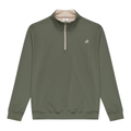 Army Olive Zip Pullover