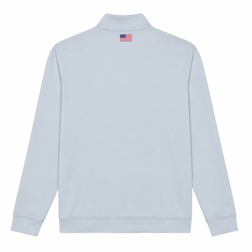 Air Force One Blue Zip Pullover