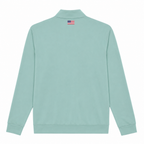 Mar-a-Lago Teal Zip Pullover