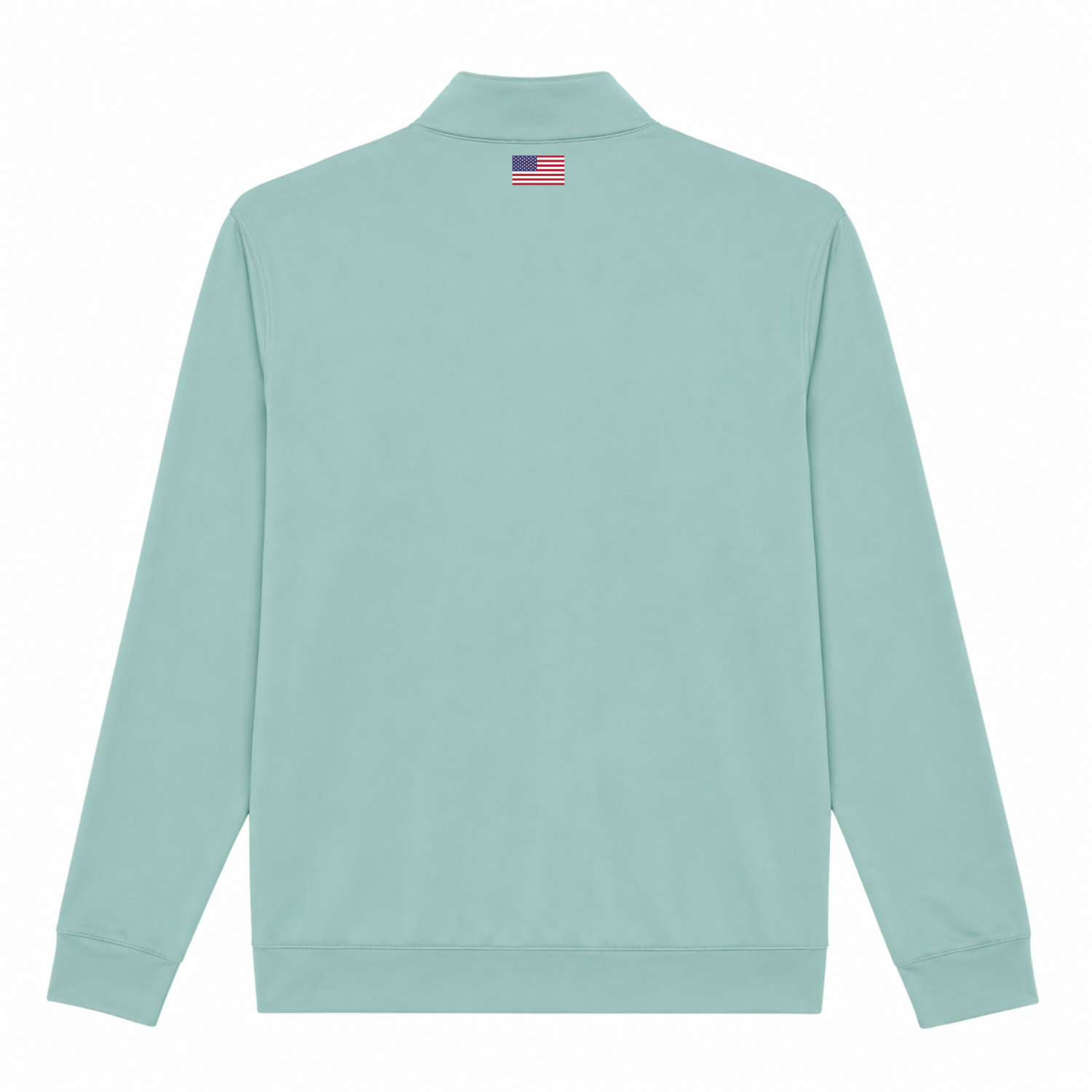 Mar-a-Lago Teal Zip Pullover