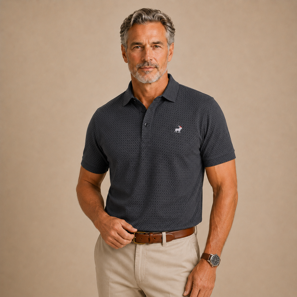 Oil & Gas Men's Seamless Polo Shirt